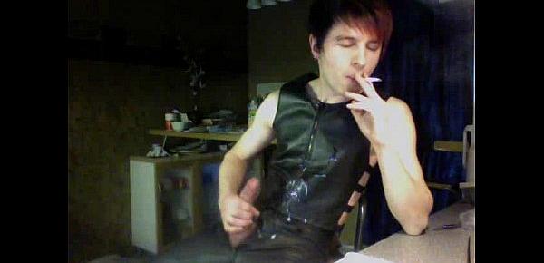  Boy - Smoking in Leather